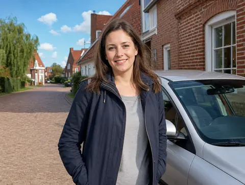 Verkäufer aus Eschweiler mit dem verkauften Fahrzeug